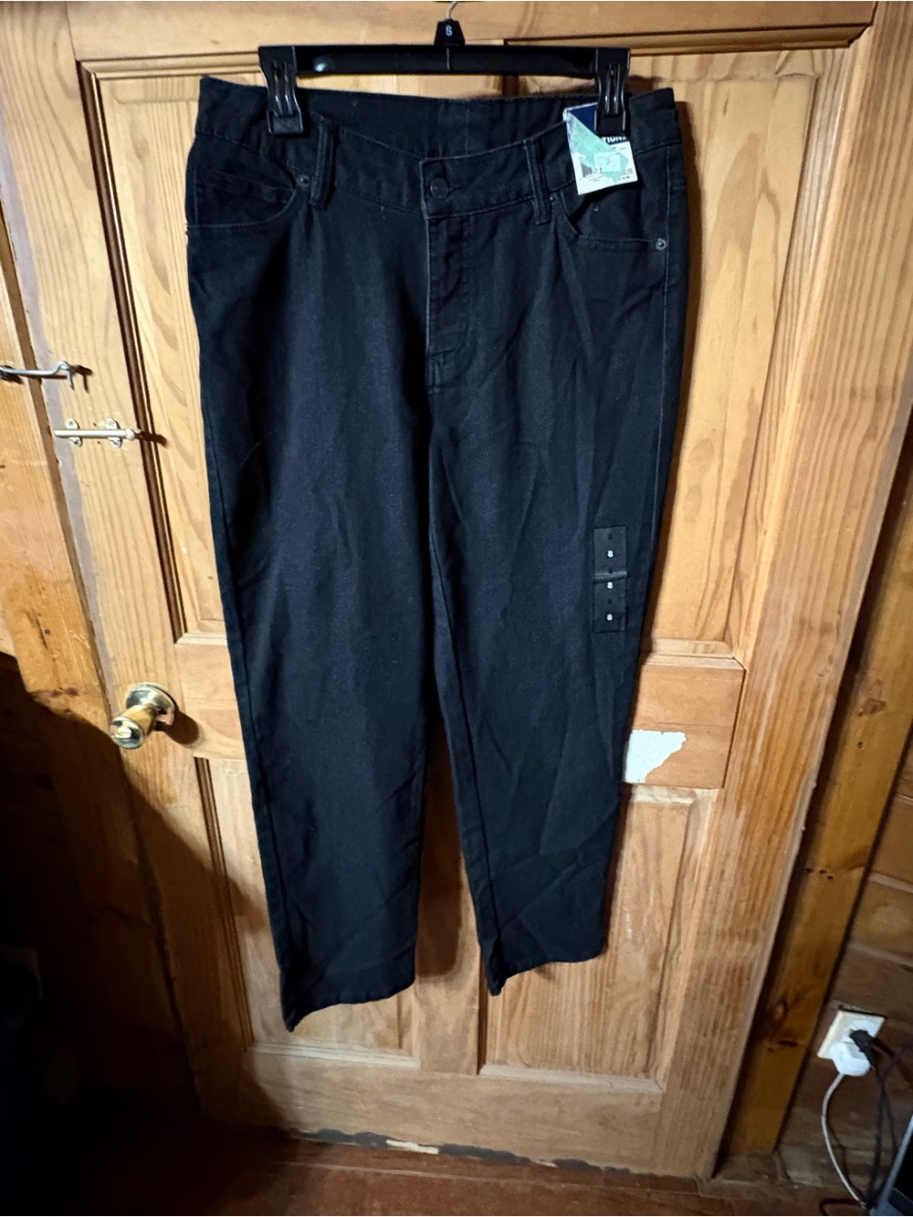 Black Casual Pants - Straight Fit